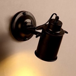 Lampada da parete vintage Lampada da parete industriale in ferro battuto nero Lampada da parete retrò Econce Fixturedison Illuminazione da parete per corridoio