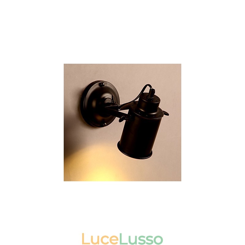 Lampada da parete vintage Lampada da parete industriale in ferro battuto nero Lampada da parete retrò Econce Fixturedison Illuminazione da parete per corridoio