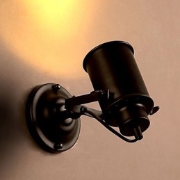 Lampada da parete vintage Lampada da parete industriale in ferro battuto nero Lampada da parete retrò Econce Fixturedison Illuminazione da parete per corridoio