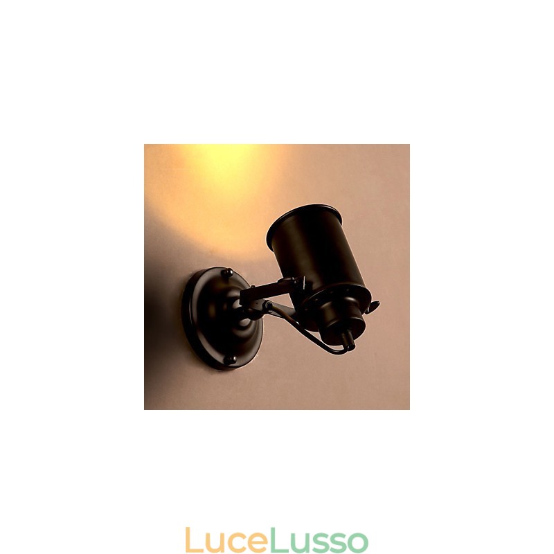 Lampada da parete vintage Lampada da parete industriale in ferro battuto nero Lampada da parete retrò Econce Fixturedison Illuminazione da parete per corridoio