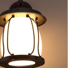 Fuori dall'Europa Tipo Restaurare i modi antichi È impermeabile Creativo Americano Lampada da parete Luci