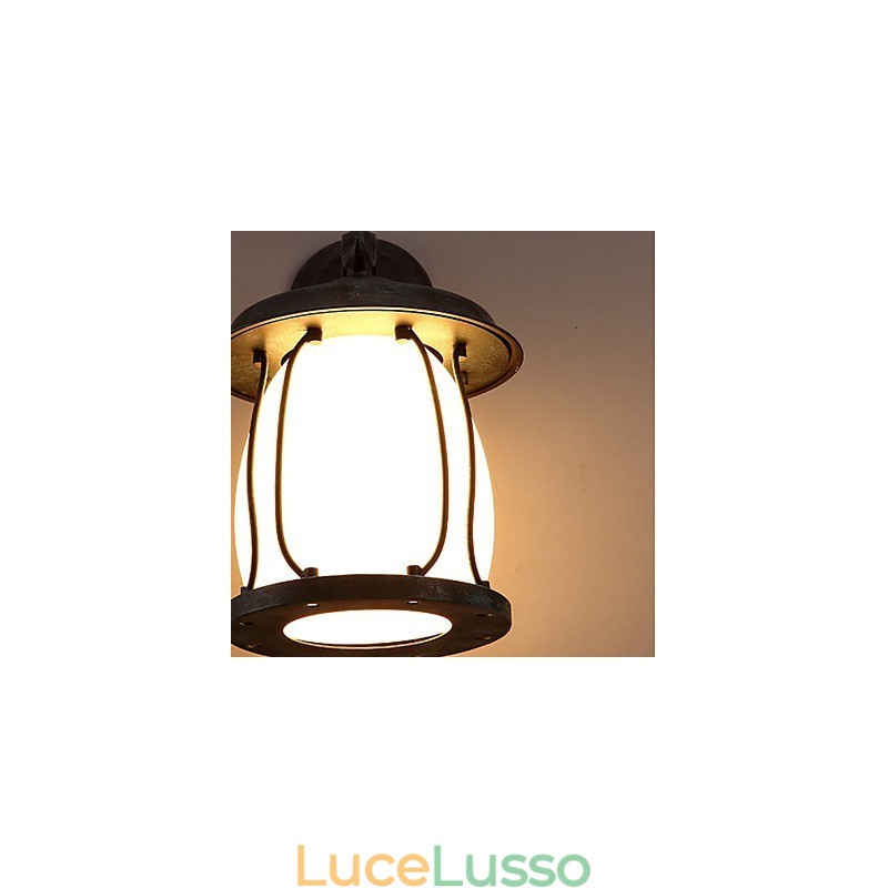 Fuori dall'Europa Tipo Restaurare i modi antichi È impermeabile Creativo Americano Lampada da parete Luci