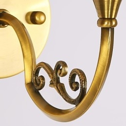 Lampade da parete classiche per camera da letto, semplici applique da parete in metallo per soggiorno, bar, caffetteria, corridoio, balcone