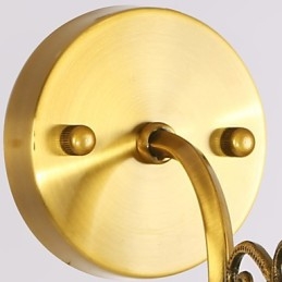 Lampade da parete classiche per camera da letto, semplici applique da parete in metallo per soggiorno, bar, caffetteria, corridoio, balcone