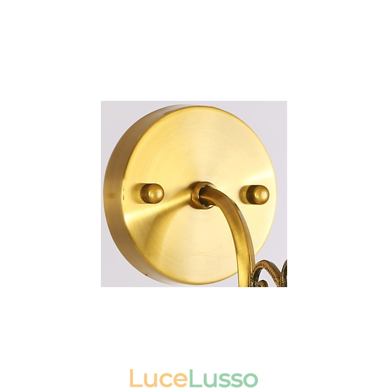 Lampade da parete classiche per camera da letto, semplici applique da parete in metallo per soggiorno, bar, caffetteria, corridoio, balcone