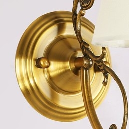 Lampade da parete classiche per camera da letto, semplici applique da parete in metallo per soggiorno, bar, caffetteria, corridoio, balcone