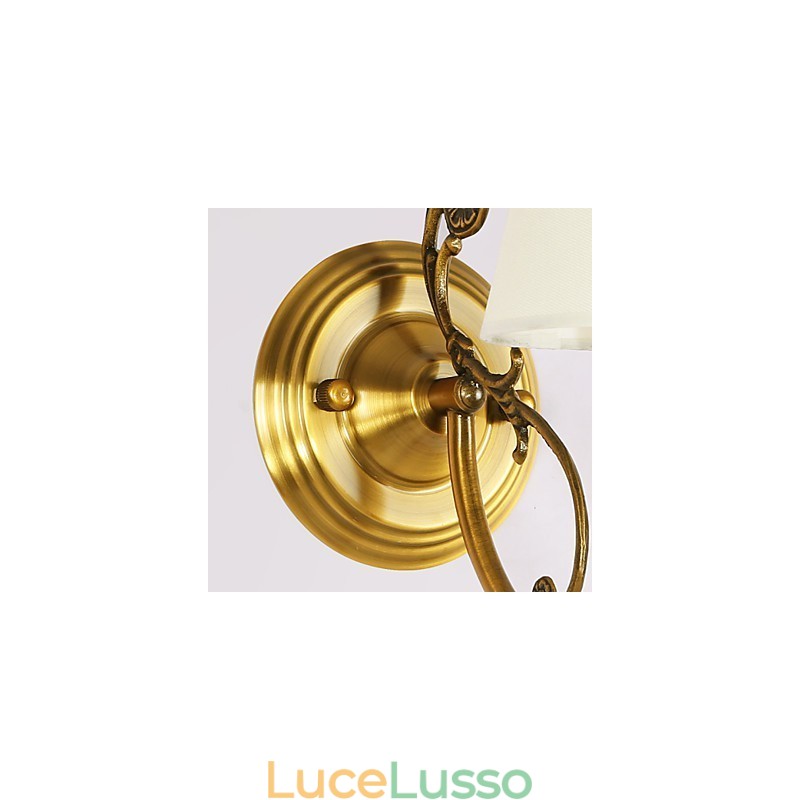 Lampade da parete classiche per camera da letto, semplici applique da parete in metallo per soggiorno, bar, caffetteria, corridoio, balcone
