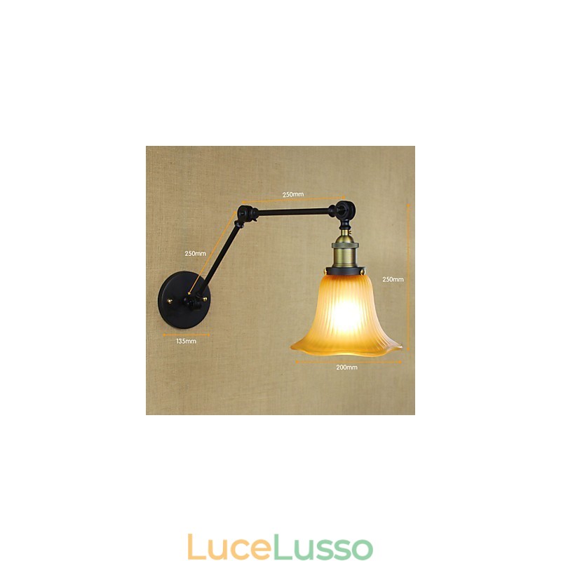 Applique da parete Illuminazione per il bagno Applique da parete per esterni Applique da lettura Rustic Lodge Metal