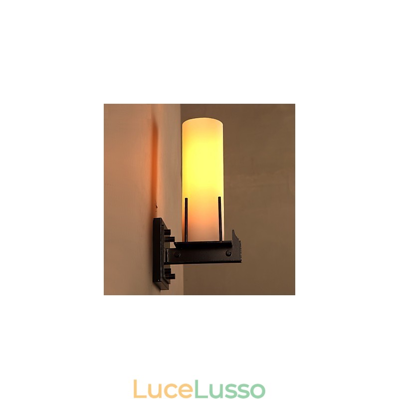 Lampada da parete a forma di candelabro retrò contemporanea e contratta a soppalco