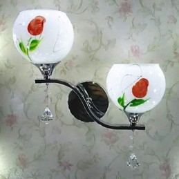 Lampada da comodino da parete in stile elegante di tipo europeo, stile arcaico