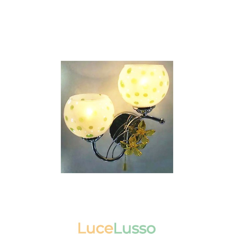 Lampada da comodino da parete in stile elegante di tipo europeo, stile arcaico