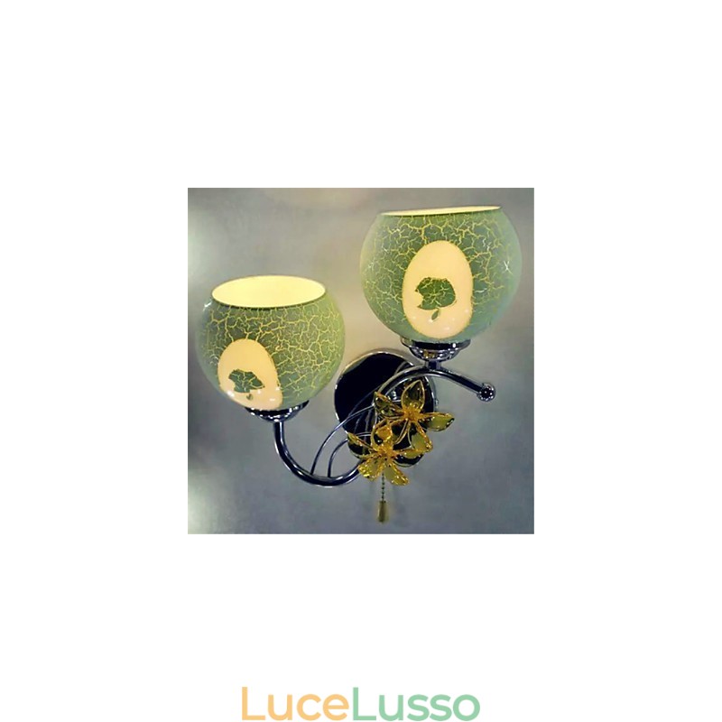 Lampada da comodino da parete in stile elegante di tipo europeo, stile arcaico