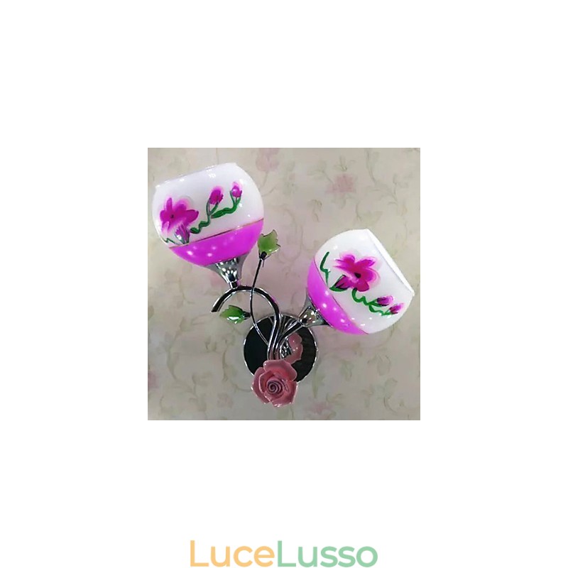 Lampada da comodino da parete in stile elegante di tipo europeo, stile arcaico