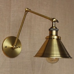 Applique decorativa da parete per ristorante, caffetteria, magazzino, campagna, rurale americana, retrò, bronzo