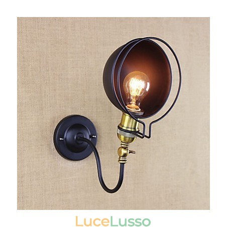 Applique da parete Lampade a sospensione Lampade da lettura da parete Mini Style Rustic Lodge Metallo Applique da parete Lampade a sospensione Lampade da lettura da parete Mini Style Rustic Lodge Metallo