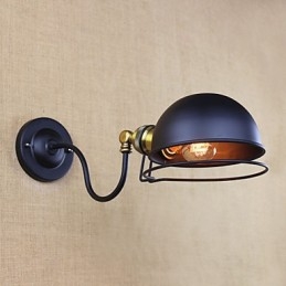Applique da parete Lampade a sospensione Lampade da lettura da parete Mini Style Rustic Lodge Metallo