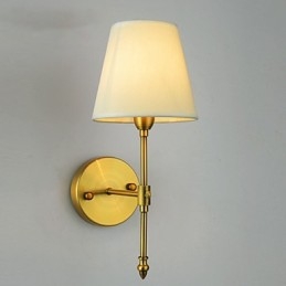 Applique da parete per camera da letto classica Applique da parete semplice in metallo per soggiorno Bar Caffetteria Corridoio Balcone Lampada da parete