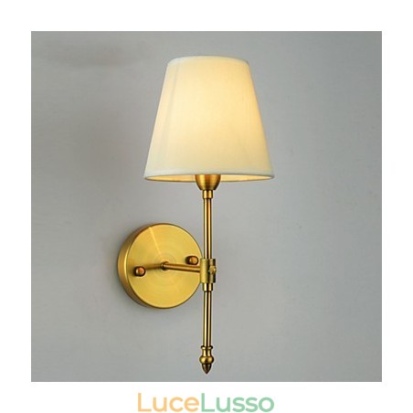 Applique da parete per camera da letto classica Applique da parete semplice in metallo per soggiorno Bar Caffetteria Corridoio Balcone Lampada da parete Applique da parete per camera da letto classica Applique da parete semplice in metallo per soggiorno Bar Caffetteria Corridoio Balcone Lampada da parete