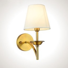 Lampade da parete classiche per camera da letto, semplici applique da parete in metallo per soggiorno, bar, caffetteria, corridoio, balcone
