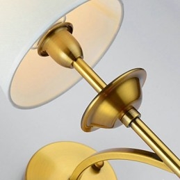 Lampade da parete classiche per camera da letto, semplici applique da parete in metallo per soggiorno, bar, caffetteria, corridoio, balcone