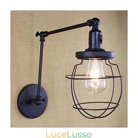 Stile Letto Hotel Ristorante Progetto Braccio di Ferro Doppio Retro Vintage Cintura Nera Lampada da Parete Interruttore Stile Letto Hotel Ristorante Progetto Braccio di Ferro Doppio Retro Vintage Cintura Nera Lampada da Parete Interruttore