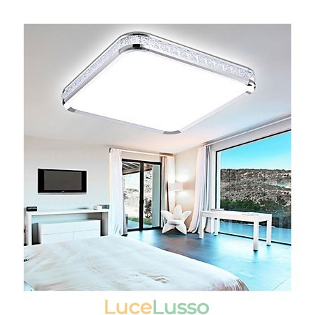 Lampada da soffitto moderna di lusso in acrilico con luce regolabile, dorata o argentata, a scelta Lampada da soffitto moderna di lusso in acrilico con luce regolabile, dorata o argentata, a scelta