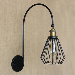 Lampada da parete decorativa a testa singola grande creativa in stile mediterraneo nordico retrò alla moda