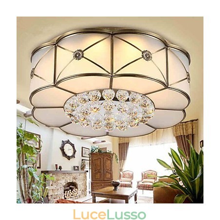 Tradizionale Classico Rustico Lodge Ottone Metallo Montaggio a filo Tradizionale Classico Rustico Lodge Ottone Metallo Montaggio a filo