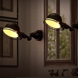 Lampada da parete per corridoio retrò pieghevole con personalità creativa delle industrie creative