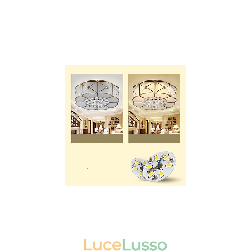 Tradizionale Classico Rustico Lodge Ottone Metallo Montaggio a filo