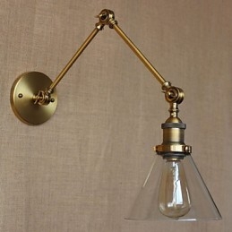 Lampada da parete per camera da letto decorata in bronzo moderno e progettato esclusivamente da Retro Vintage Store