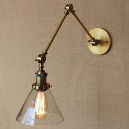 Lampada da parete per camera da letto decorata in bronzo moderno e progettato esclusivamente da Retro Vintage Store