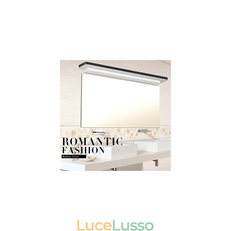 Illuminazione per il bagno moderna contemporanea in metallo