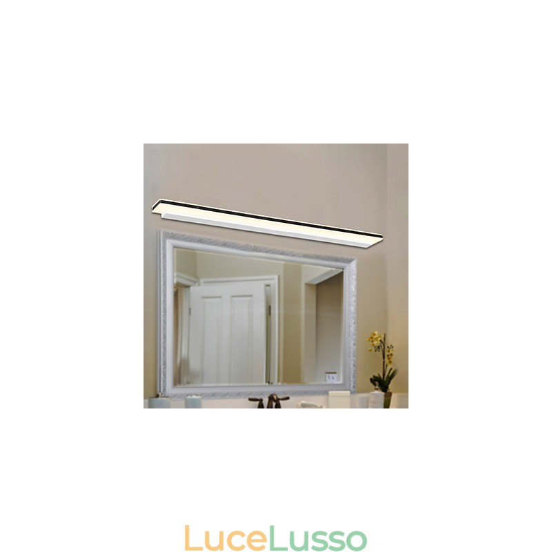 Illuminazione per il bagno moderna contemporanea in metallo