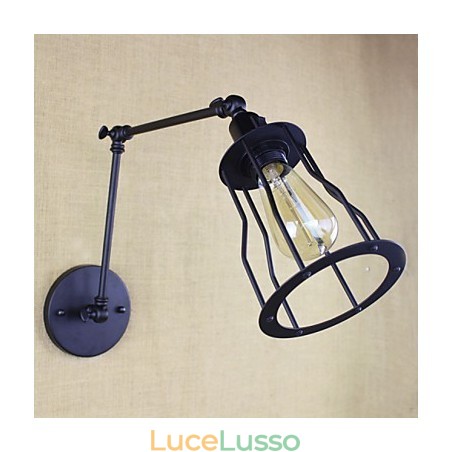 Stile Letto Hotel Ristorante Progetto Braccio di Ferro Doppio Retro Vintage Cintura Nera Lampada da Parete Interruttore Stile Letto Hotel Ristorante Progetto Braccio di Ferro Doppio Retro Vintage Cintura Nera Lampada da Parete Interruttore
