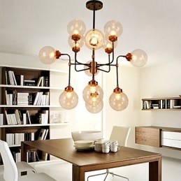 Magic Beans Droplight Creativo Di Carattere Individuale Lampada Ferro Battuto Industria Vento