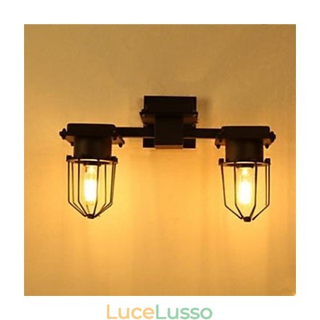 Lampada da parete in ferro battuto per scale del corridoio, testata del letto Lampada da parete in ferro battuto per scale del corridoio, testata del letto
