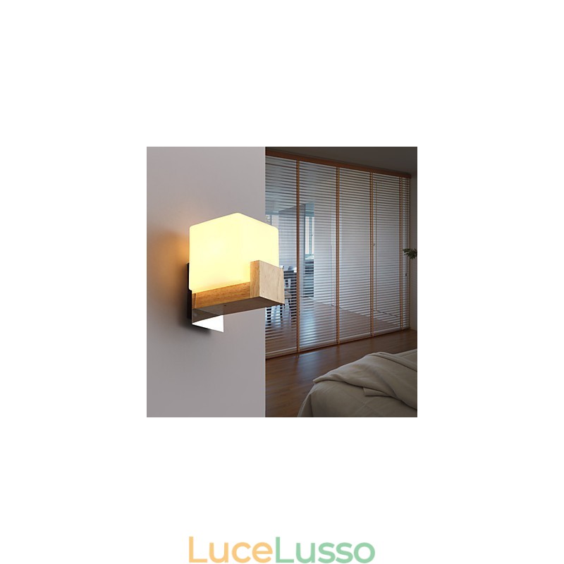 Applique da parete Mini Style Modern Contemporary Legno Bambù
