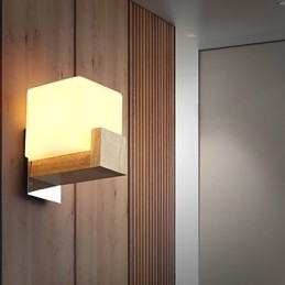 Applique da parete Mini Style Modern Contemporary Legno Bambù