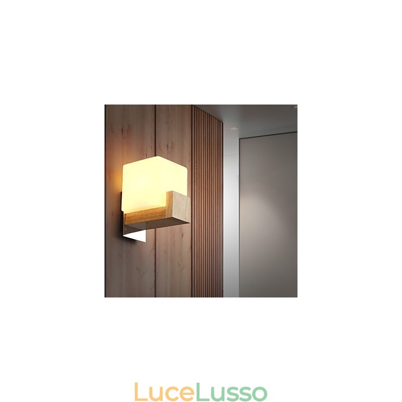 Applique da parete Mini Style Modern Contemporary Legno Bambù