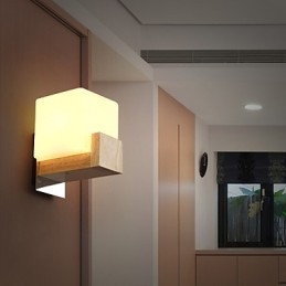Applique da parete Mini Style Modern Contemporary Legno Bambù
