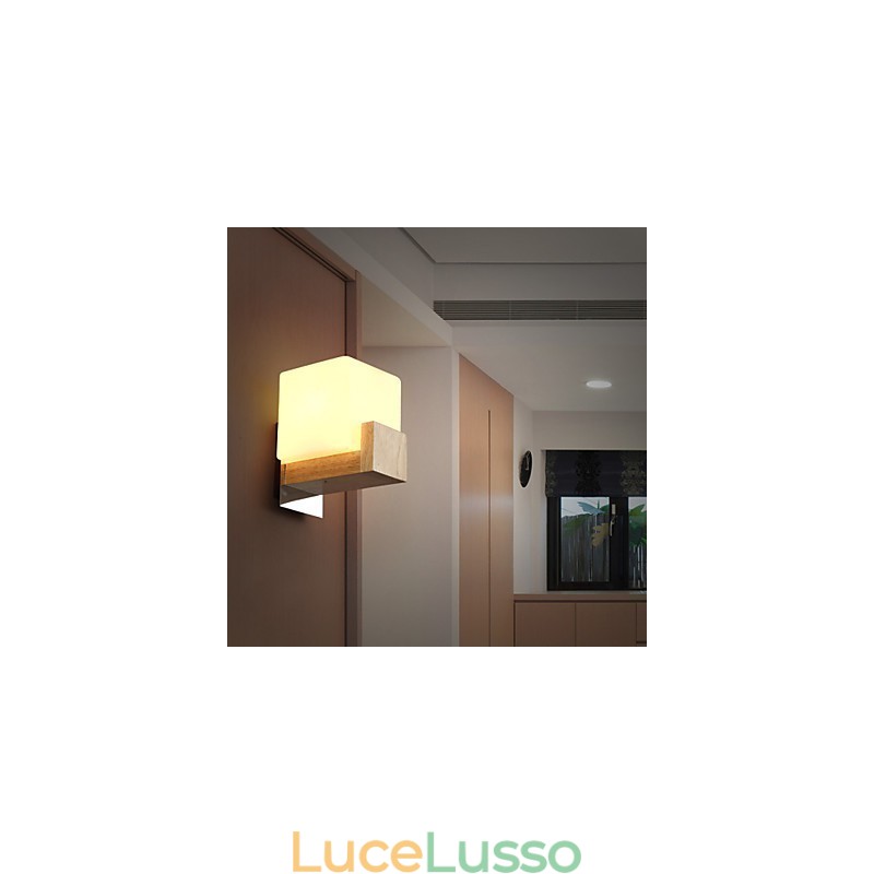 Applique da parete Mini Style Modern Contemporary Legno Bambù