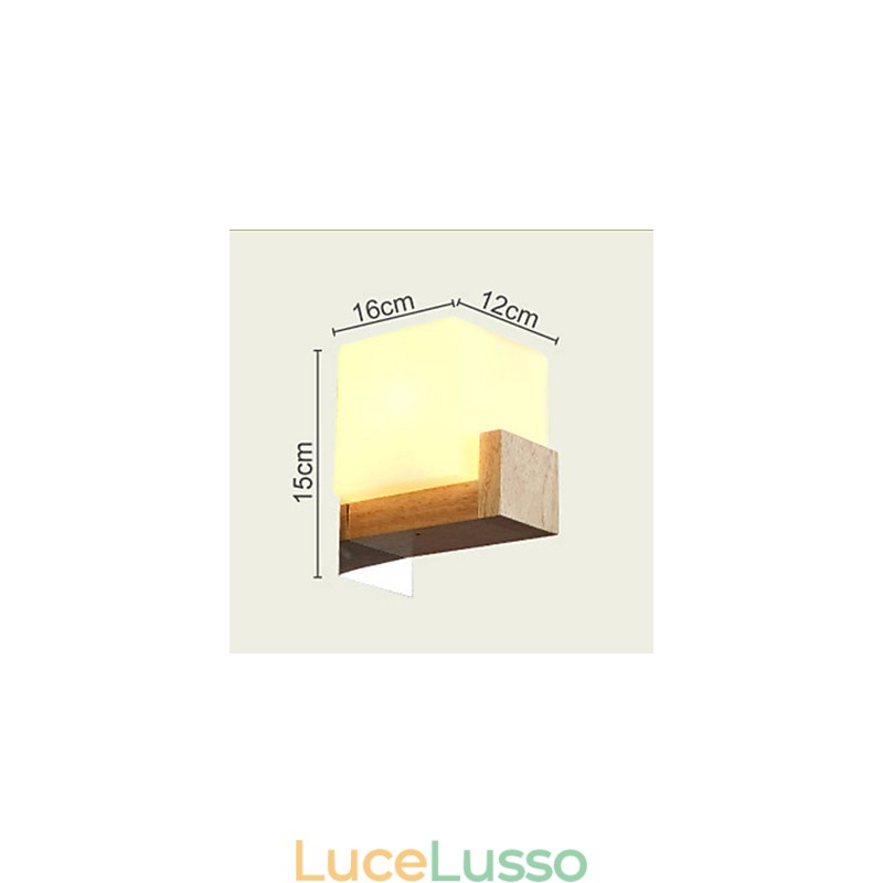 Applique da parete Mini Style Modern Contemporary Legno Bambù