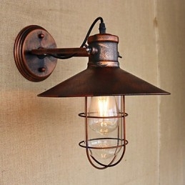 Loft industriale magazzino creativo soggiorno balcone vento ferruginoso nostalgico retrò pastorale scala lampada da parete