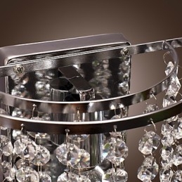 Applique da parete in cristallo contemporaneo con 1 luce