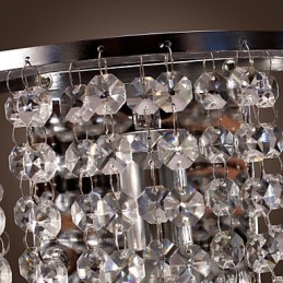 Applique da parete in cristallo contemporaneo con 1 luce