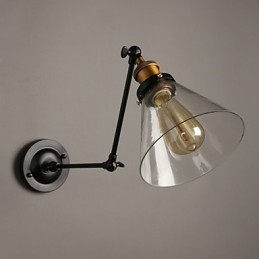 Lampada da parete doppia in stile retrò in stile loft rurale creativo in titanio