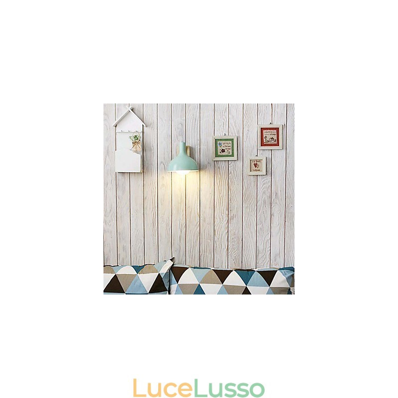 Applique da parete moderne contemporanee in legno e bambù