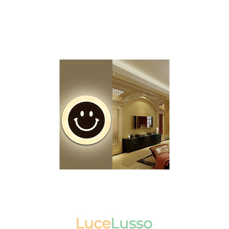 Applique da parete Illuminazione per il bagno Moderno Contemporaneo Metallo+Acrilico