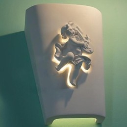 Lampada da parete creativa rurale creativa mediterranea Lampada da parete in stile europeo Cupido